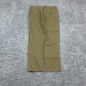 Alex Mill Pants Womens 6 Green Stretch Twill Chino Straight Casual 31x26.5*